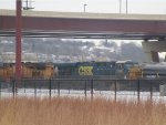 CSX 5298 in the Snow